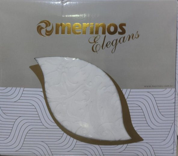 Merinos Elegans Battaniye Çift Kişilik Kemik 220x240
