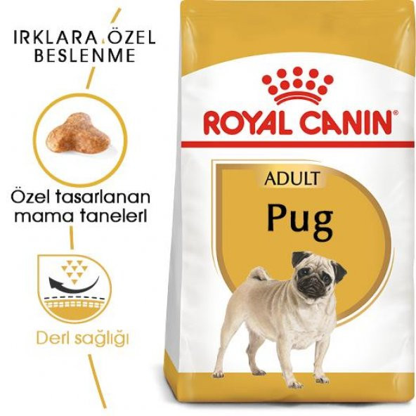 Royal Canin Pug Adult Irka Özel Yetişkin Köpek Maması 1.5kg - 2