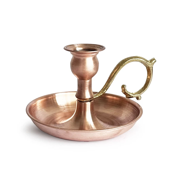 Shark Anatolia Alem Bakır Mumluk Şamdan Skoç - 3