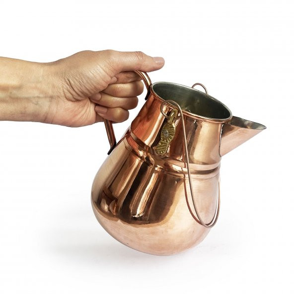 Shark Anatolia Bakır İrlanda Vazo Sürahi - 5