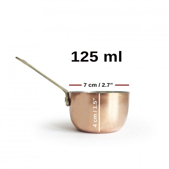 Shark Anatolia Mini Şef Gasarol Bakır Sosluk 125ml No:2 - 3