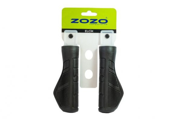 ZOZO Elcik G-331 Ergonomik Modeli Destekli Yapı Kolay Kavrama Bisiklet Elciği 133 mm Siyah - 2