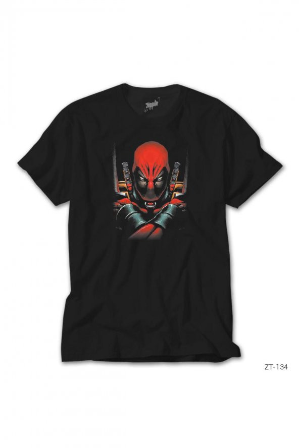 Deadpool Angry Siyah Tişört 4XL