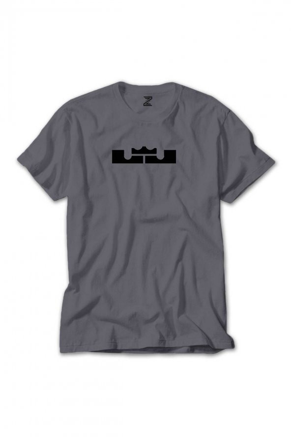 Lebron James Logo Renkli Tişört Gri Renkli M Beden