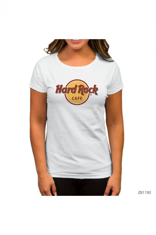 Hard Rock Cafe Beyaz Kadın Tişört XL Beden