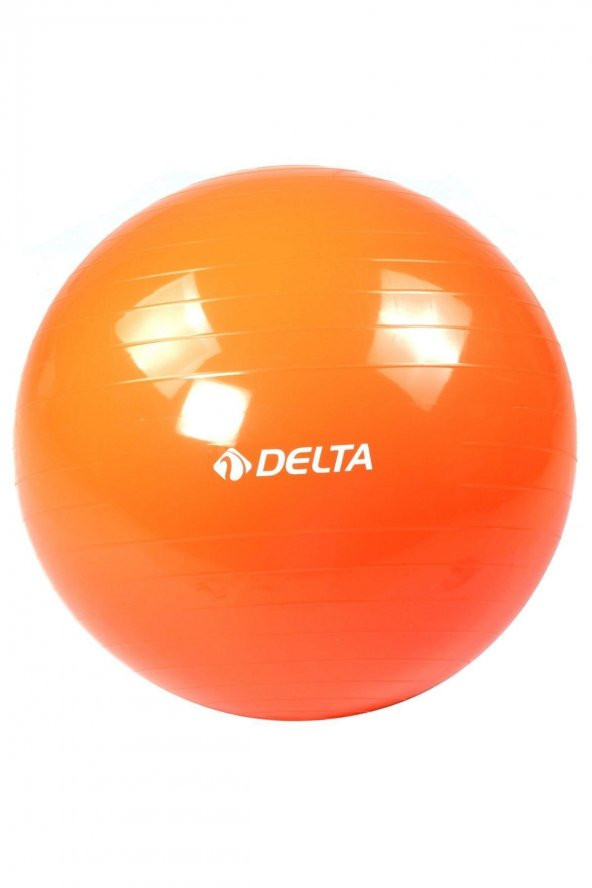 Delta 75 Cm Dura-Strong Deluxe Turuncu Pilates Topu (Pompasız)