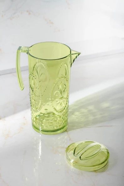 Akrilik Magic 2,3 Lt Yeşil Sürahi ( Cam Değildir !!! ) - 4