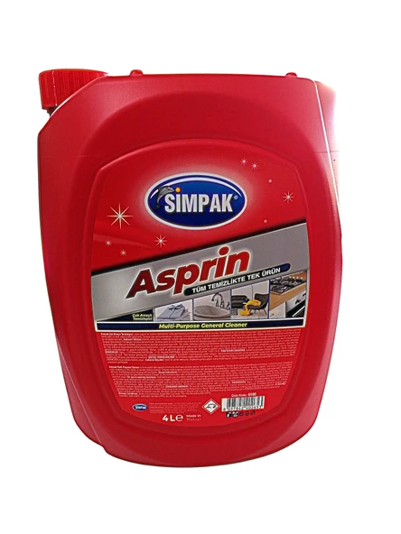 PTTAVM: Simpak Asprin Genel Temizleyici 4 Litre