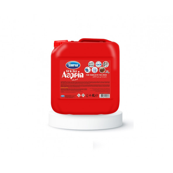 Simpak asprin genel temizleyici 4 litre ürün görseli