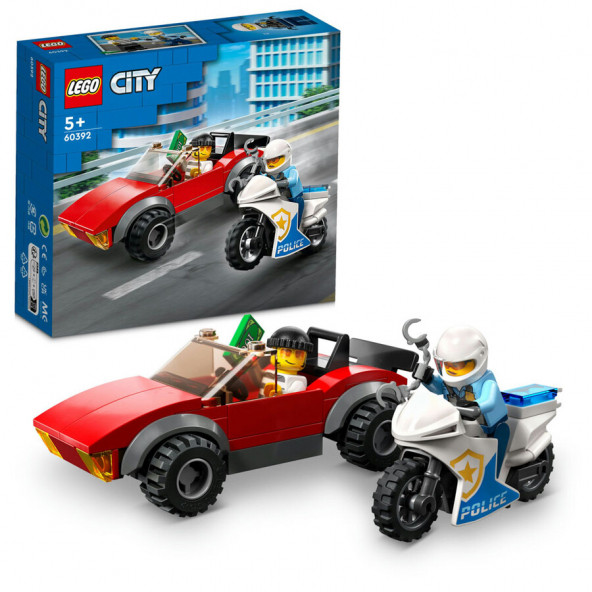 60392 LEGO City Polis Motosikleti Araba Takibi