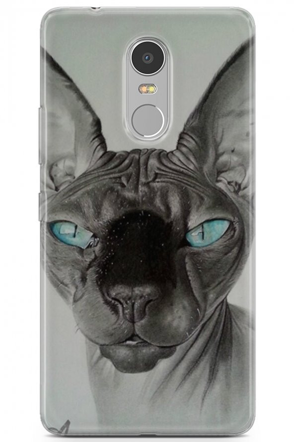 Lenovo K6 Note Uyumlu Kılıf Sfenks 29 Su Yeşili Göz Leke Tutmaz Kapak Deniz Mavi - 1