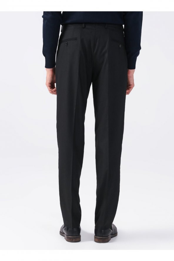 Normal Bel Normal Paça Regular Fit Siyah Erkek Pantolon Pn1014400294 - Resim 4