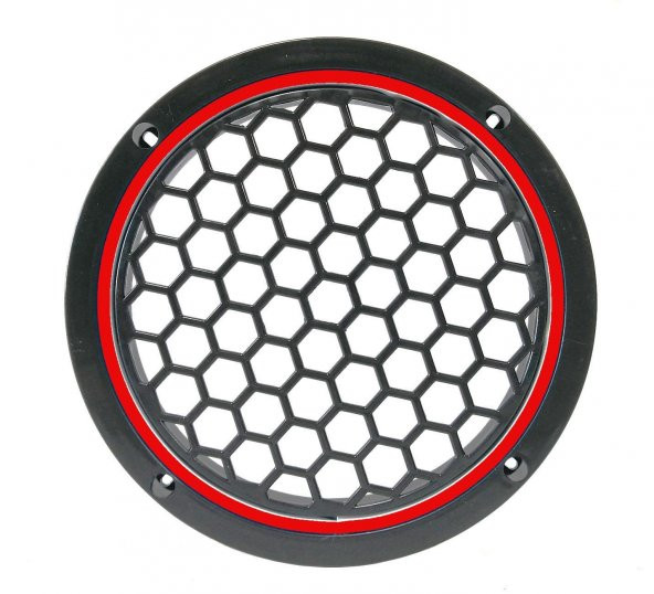 Garaj Dünyası Kırmızı Neon Ledli 20 Cm 2’li Hoparlör Kapağı ürün görseli 1