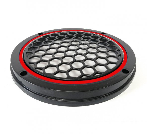 Garaj Dünyası Kırmızı Neon Ledli 20 Cm 2’li Hoparlör Kapağı - Resim 2