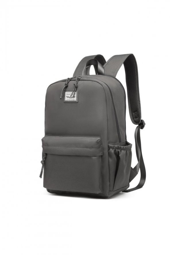 Bagacar Smart Bag 3157 Okul ve Günlük Laptop Bölmeli Sırt Çantası Koyu Gri