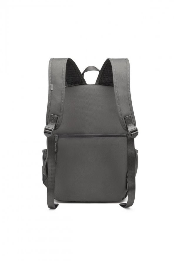 Bagacar Smart Bag 3157 Okul ve Günlük Laptop Bölmeli Sırt Çantası Koyu Gri - 3