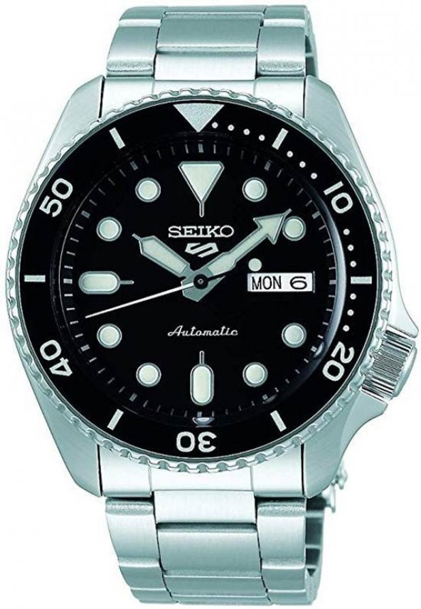 Seiko SRPD55K Otomatik Çelik Gri Hardlex Cam Siyah Kadran 42 mm Erkek Kol Saati