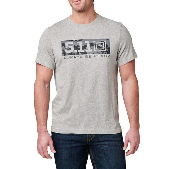 5.11 ATMOS LOGO SS KISA KOL T-SHIRT - 2