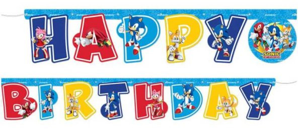 SONIC FLAMA HAPPY BIRTHDAY YAZI 1 ADET - 2