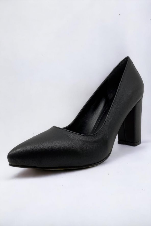Massima 9999 Siyah Stiletto Kadın Ayakkabı