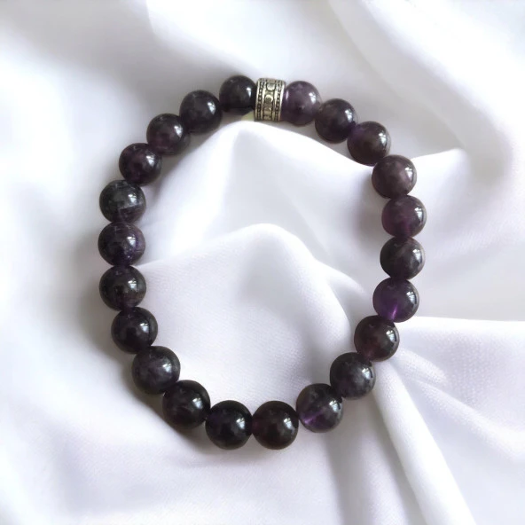 Ametist Doğal Taş Bileklik 2 - 2