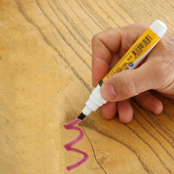 Mobilya Rötuş Kalemi Ahşap Masa Sehpa Dolap Kalemi Çizik Giderici Çatlak Rütuş Kapatıcı Kiraz Renk - 4