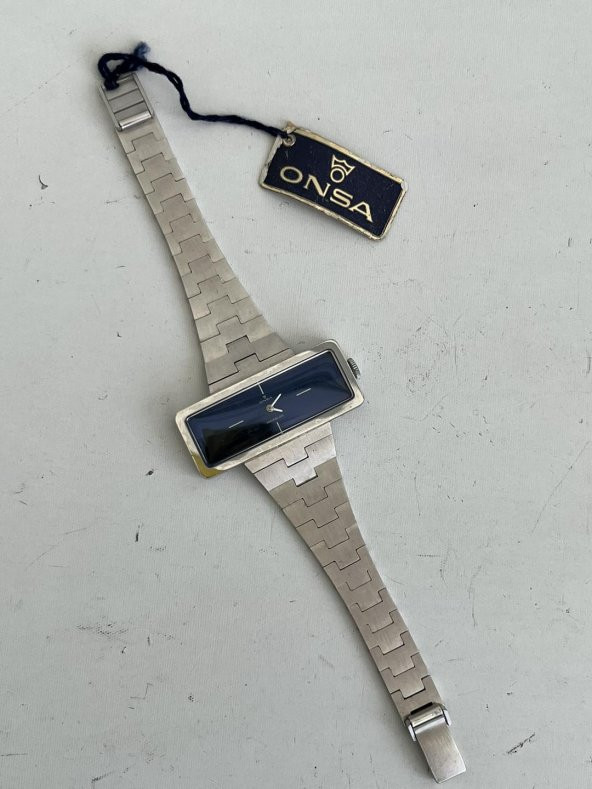 Onsa Çelik Kordon Vintage Kadın Kol Saati 056 (Kutusuz) - 7