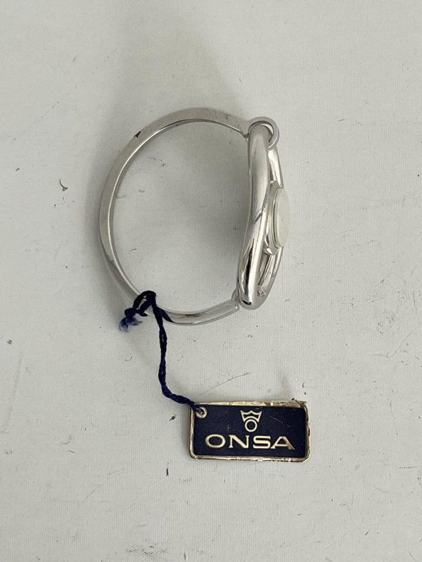 Onsa 34mm Çelik Kordon Vintage Kadın Kol Saati 062 Kusurlu (Kutusuz) - Resim 4