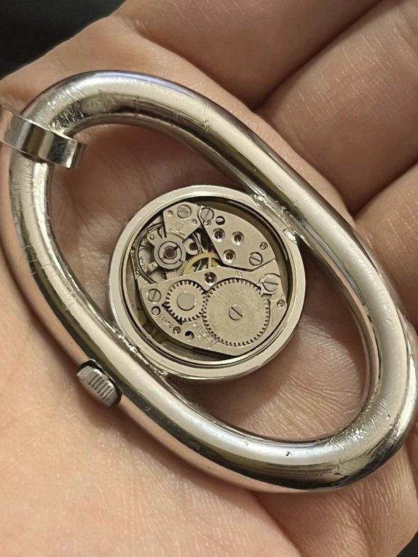 Onsa 34mm Çelik Kordon Vintage Kadın Kol Saati 062 Kusurlu (Kutusuz) - Resim 7