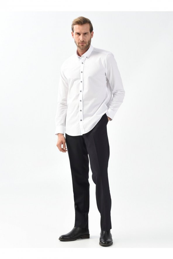 Normal Bel Normal Paça Regular Fit Lacivert Erkek Pantolon Pn1014400287 - 2