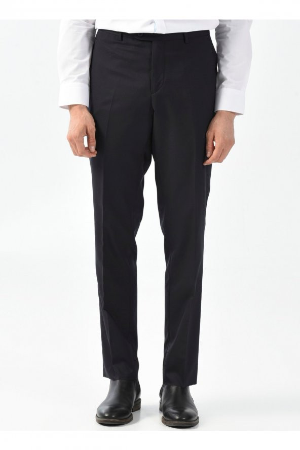 Normal Bel Normal Paça Regular Fit Lacivert Erkek Pantolon Pn1014400287 - 3