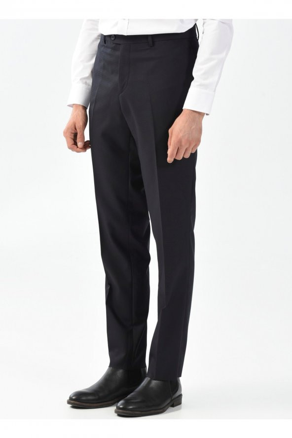 Normal Bel Normal Paça Regular Fit Lacivert Erkek Pantolon Pn1014400287 - 4