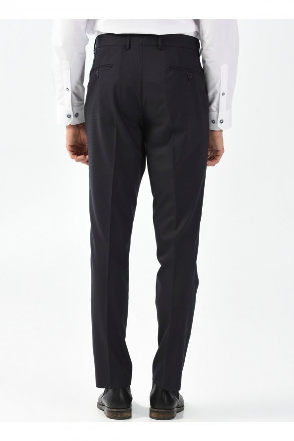 Normal Bel Normal Paça Regular Fit Lacivert Erkek Pantolon Pn1014400287 - 5