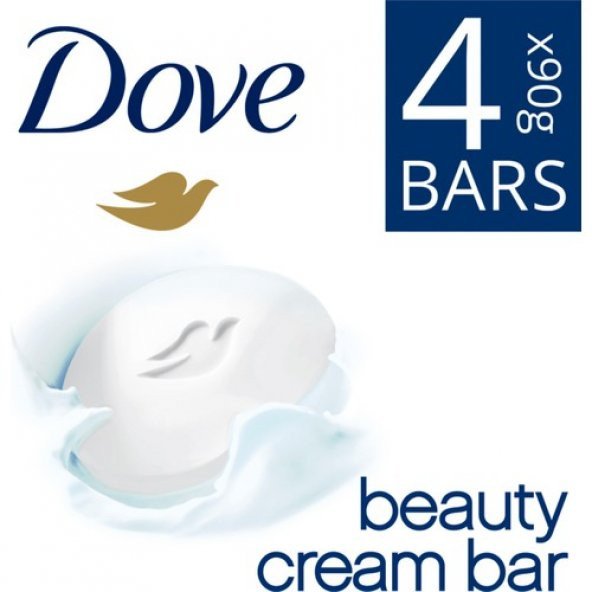 Dove Beauty Cream Bar Katı Güzellik Sabunu Original Nemlendirici Etkili 4X90 G