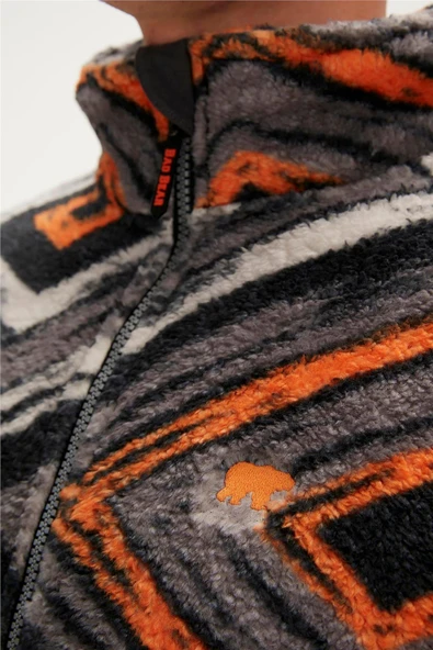 Bad Bear 23.02.29.002-C01 Afro Full-Zip Erkek Peluş Polar - 2