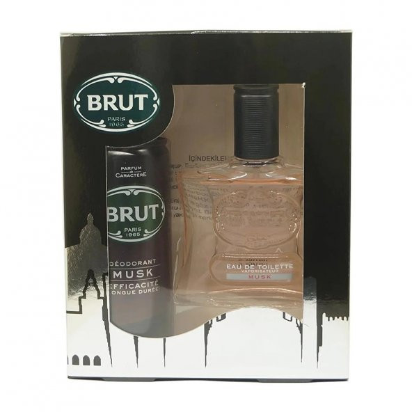 Brut Musk EDT Erkek Parfüm 100ML + Deodorant 200ML Set