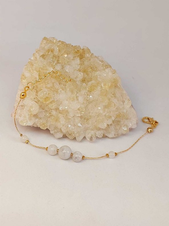 Ay Taşı Tasarım Bileklik (43685) - Resim 2