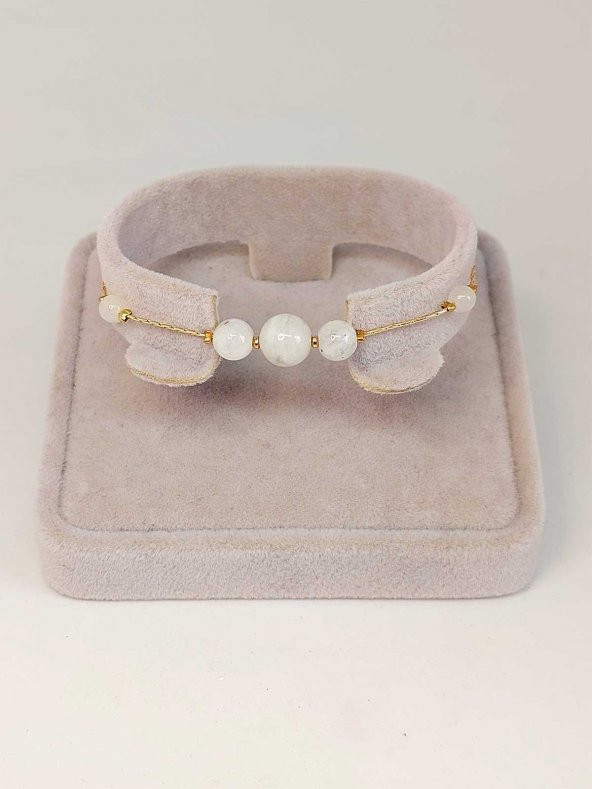 Ay Taşı Tasarım Bileklik (43685) - Resim 3