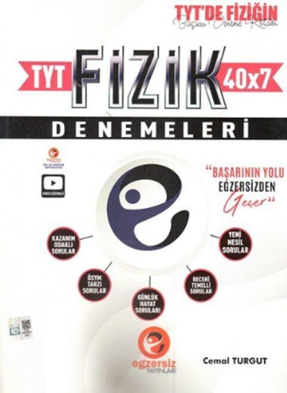 TYT Fizik 40 x 7 Denemeleri Egzersiz Yayınları