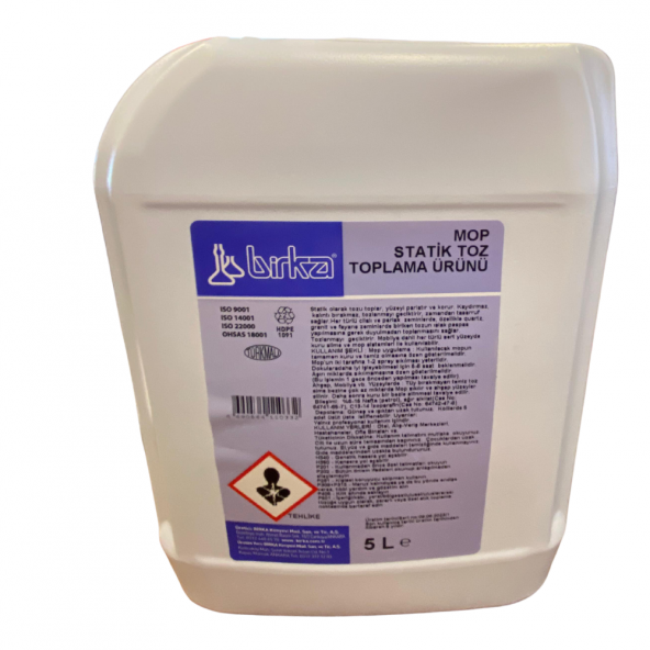 Birka Mop Statik Toz Toplama Ürünü 4 Adet x 5 Litre, Mobilya ve Sert Yüzeyler İçin - 2