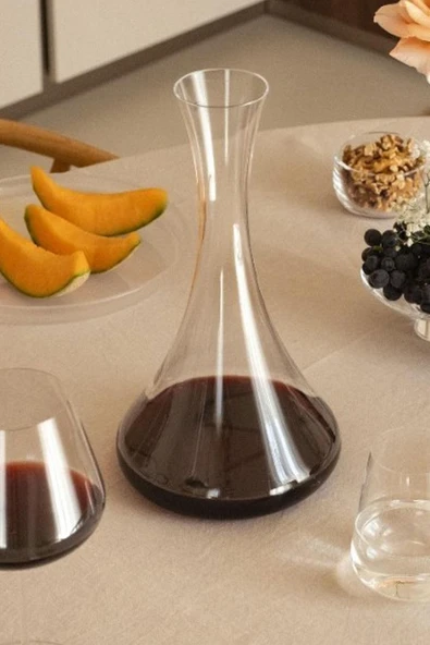 Paşabahçe El İmalatı Kristal Opal Kapak Karaf 1750 ml 1091420 92648 ürün görseli 1