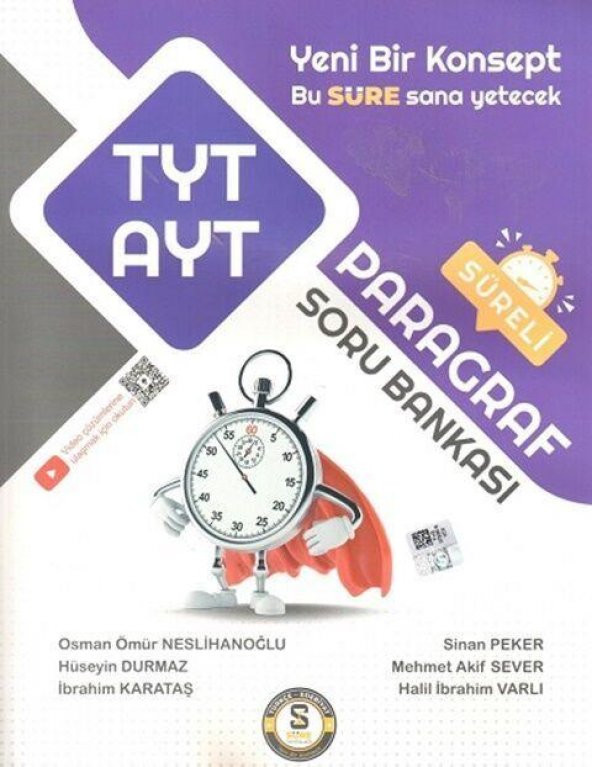 TYT AYT Paragraf Soru Bankası Süre Yayınları