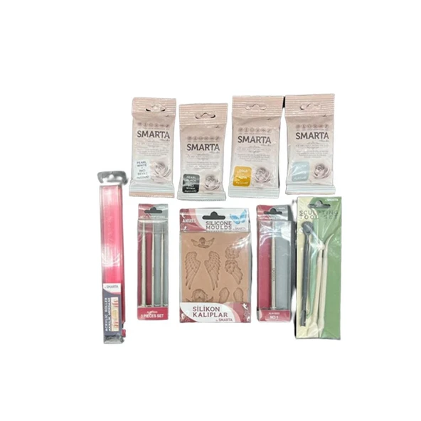 HAVAYLA KURUYAN METALİK MODELLEME HAMURU SETİ-29