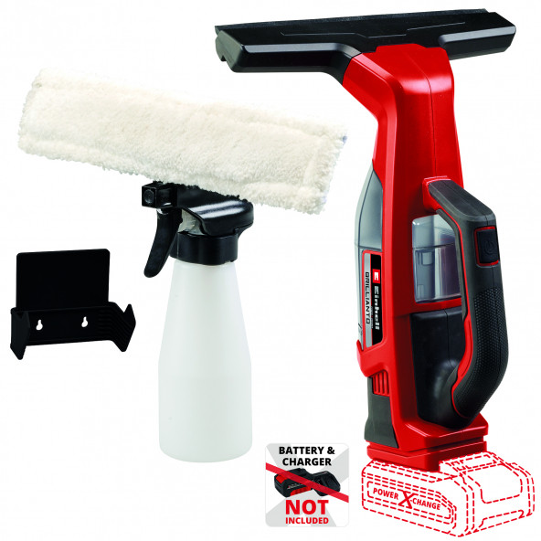 Einhell BRILLIANTO Akülü Cam Silme Makinası Solo Akü Hariç 3437100