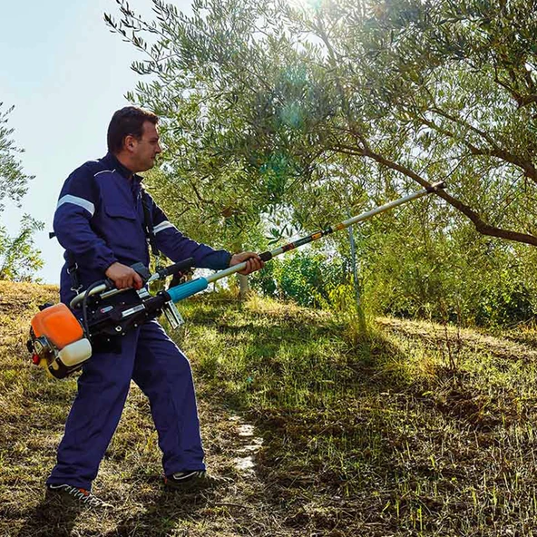 Campagnola El Toro Zeytin Ve Meyve Hasat Makinası 2.8 Hp + 3 Metre Uzatma Borusu İle Beraber - 3