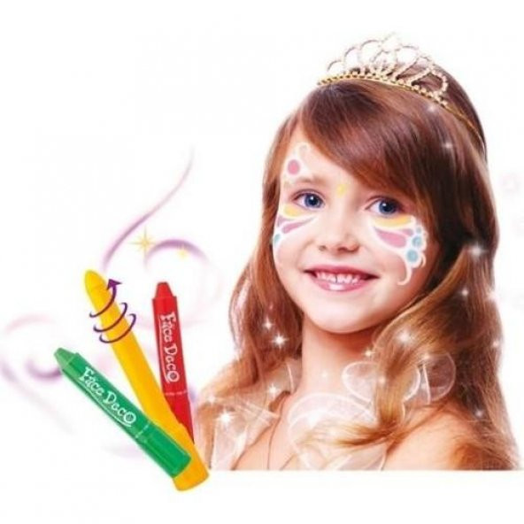 Amos Face Deco Yüz Boyası Mor - Resim 3