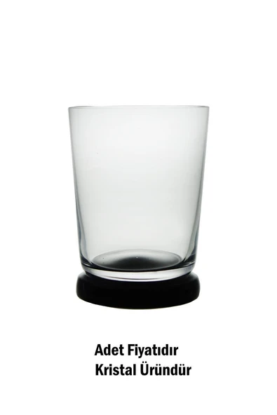 Paşabahçe El İmalatı Kristal Siyah Tabanlı Bardak 1 Adet 12959 ürün görseli 1