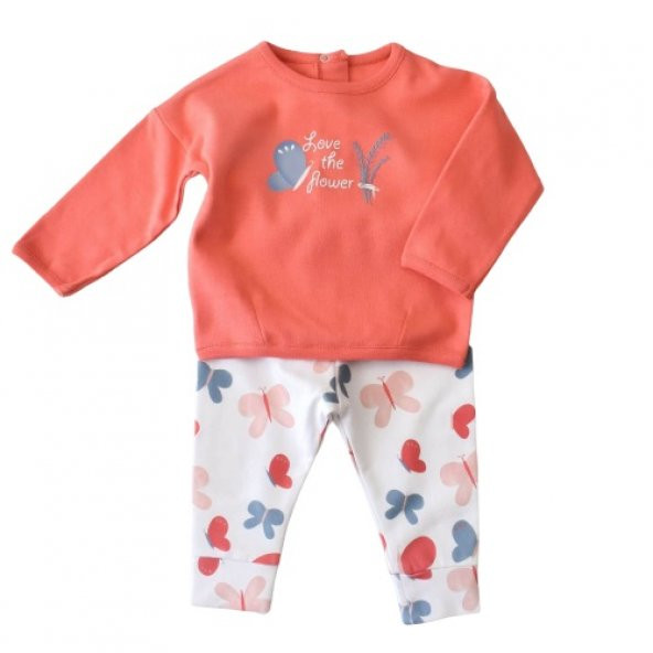 Bibaby Biorganic Wild Flowers 2'Li Takım 59710 Coral