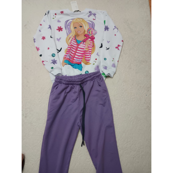 BARBİE LİLLA KIZ ÇOCUK TAKIM - 3