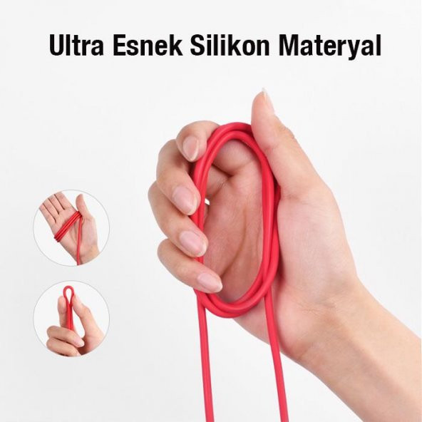 Polham HC Series 1MT 3A Süper Hızlı USB to Type-C Şarj ve Data Kablosu, Kopmaz Silikon Kablo, Akım ve Isı Korumalı - 3